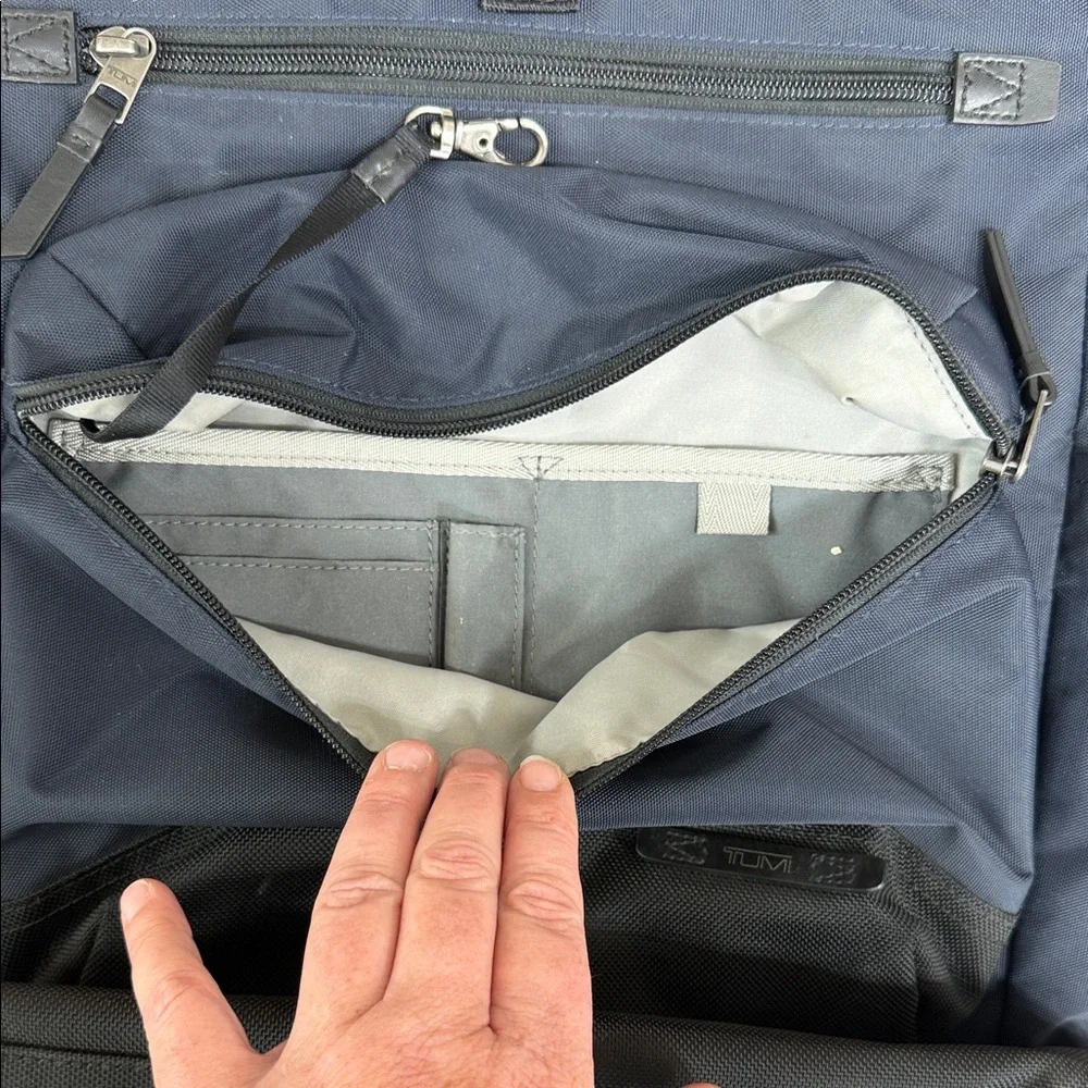 Tumi Navy and Black Men's Backpack - Picture 7 of 8